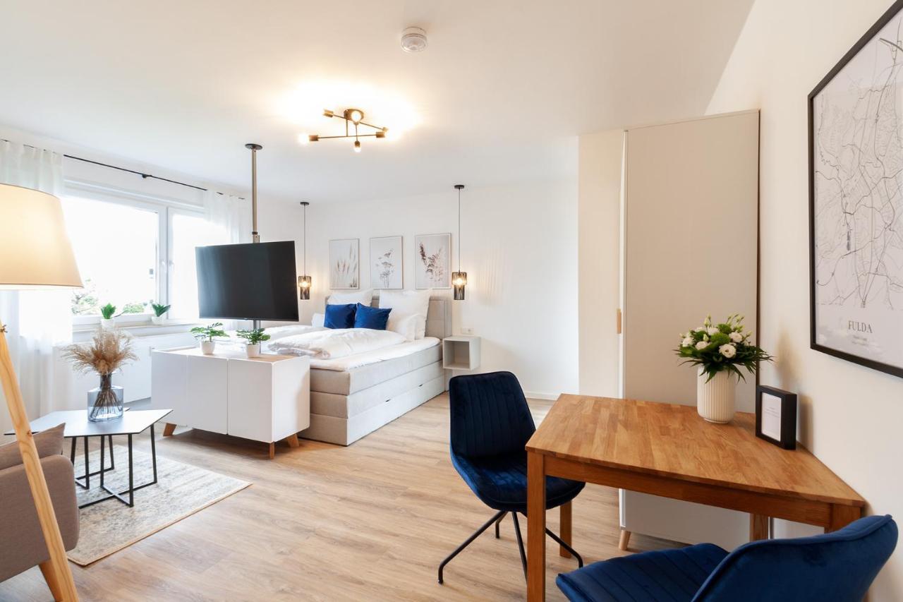 Modernes Apartment *Liobablick Nr. 3* - Fewo Fulda/Petersberg بيترسبرغ المظهر الخارجي الصورة